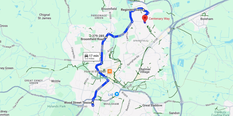 Chelmsford - Colchester Route 2025-26